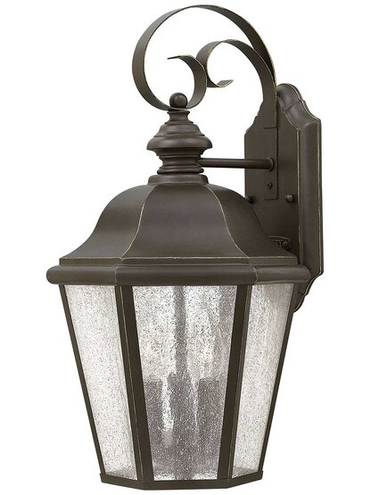 Edgewater 10 inch Outdoor Wall Sconce in Oil-Rubbed Bronze.